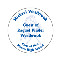 Guest Button Design #5 - 3"